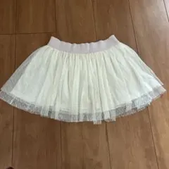 gaya クリーム色 チュールスカート 120cmのサムネイル