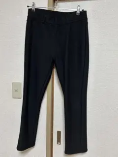 無印良品　裏起毛　パンツ ブラック　黒　Lサイズ