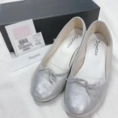 REPETTO シルバー シープレザー　Camille ヒールのサムネイル