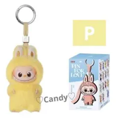 ラブブ イニシャル Pぬいぐるみ アルファベット Labubu 【正規品】➓