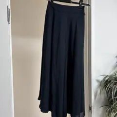 【URBAN RESARCH ROSSO】リネンロングスカート ネイビー