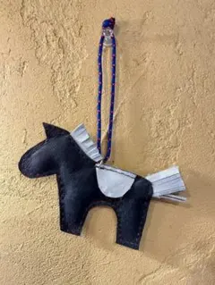 A-17【一点物】本革 馬チャーム｜2026年干支｜幸運のお守り