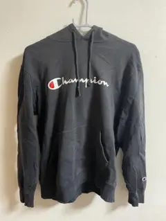Champion ブラック フェード フード付きパーカー XLサイズ