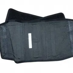 値下げ中調整可能なブラック腰痛ベルトL