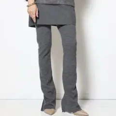 【Deuxieme Classe】 ウォッシャブルウール素材 RIBレギンス