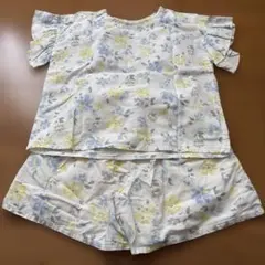 グローバルワーク　セットアップ　140センチ　花柄