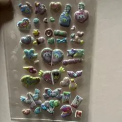 たまごっち　当時物　レトロ　カラフルキャラクターシールセット