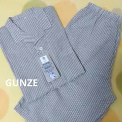 【新品】GUNZE／アセドロン　メンズパジャマ半袖・5分丈パンツ　定価5060円