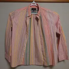 【BEAMS PLUS】ビームスプラス マルチストライプシャツ 日本製
