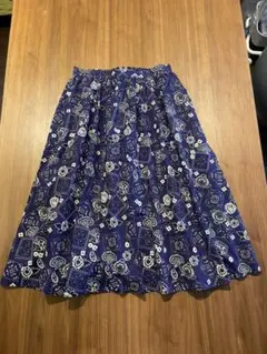 ★ロデオクラウンズ RCWB ペイズリーミディスカート　M