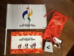 【非売品・開催中】愛知・名古屋2026 アジア競技大会 応援グッズ4点セット