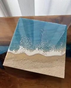 レジンアート海　オーシャンアート　20×20cm No.434