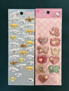平成キティとシナモロールシールセット