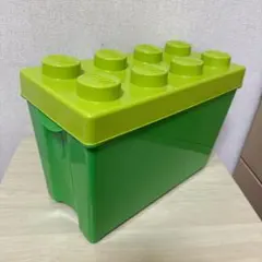 レゴデュプロ　ケース　コンテナボックス　緑　ケースのみ