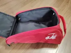BEAMS GOLF ゴルフシューズポーチ レッドのサムネイル