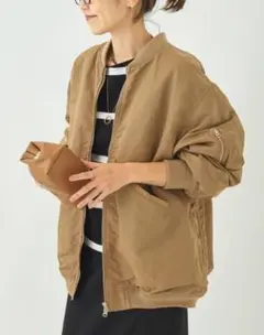 R'IAM PLAGE MIDDLEブルゾン　ベージュ