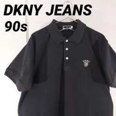 【古着】ダナキャランニューヨーク DKNY ポロシャツ 90s 00s 刺繍のサムネイル