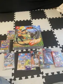Switchソフト9本＋リングフィット（桃鉄ワールド未開封！） Switchソフト9本＋リングフィット（桃鉄ワールド未開封！） - メルカリ