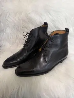 SUTOR MANTELLASSI　ストールマンテラッシ黒 EU41.5 UK8 試着交換OK！SUTOR MANTELLASSI/ストールマンテラッシ ウイングチップ