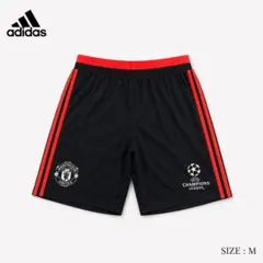 adidas マンU CL ハーフパンツ climacool ブラック M