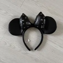 スタッズ付きミニーマウス風カチューシャ