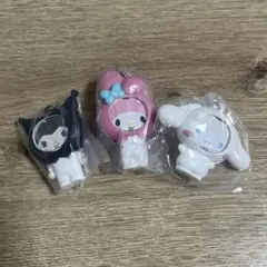 サンリオキャラクターズ　フォトフレームマスコット　マイメロ　クロミ　シナモン