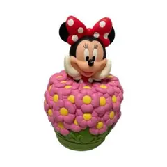 東京ディズニーリゾート ミニーマウス ミニーちゃん 貯金箱 花 