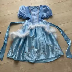シンデレラ　水色 ドレス 120cm 110 コスプレ　パーティー　誕生日