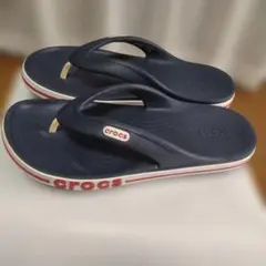 【Crocs】 クロックス ビーチサンダル ネイビーのサムネイル