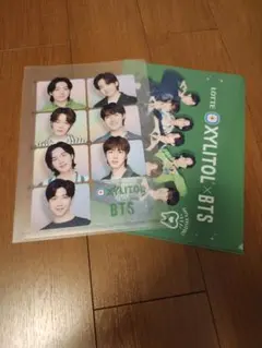 BTS キシリトール クリアファイル2枚セット