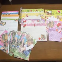 平成レトロ レターセット　外国人デザイン