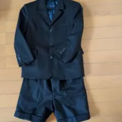 ブラックスーツ・ブレザー ・シャツ・ネクタイセット120cm