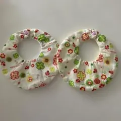 花柄・ペイズリー柄スタイ4枚セット