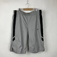 NIKE ナイロン ハーフパンツ L グレー ナイキ スウォッシュのサムネイル