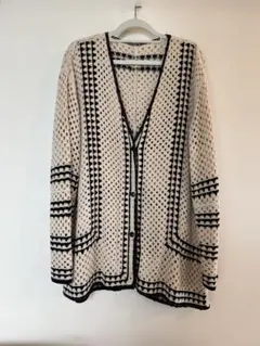 クロシェ編み　カーディガンのサムネイル