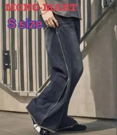 【MONO-MART】サイドジップ ワイド デニム パンツ Y2K S メンズ