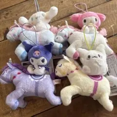 しゅがふわ かるーせるちいさなペアぬいぐるみ サンリオキャラクターズ