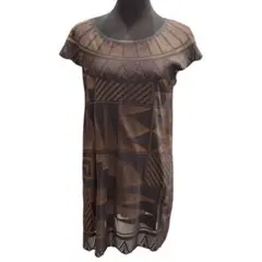 美品✨ me by ISSEY MIYAKE 　ワンピース　チュニック　ブラウン 2026年最新】me by ISSEY MIYAKE レディース チュニックの人気アイテム