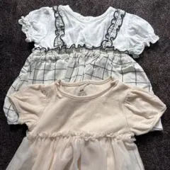 女の子ベビー ワンピース 2点セット