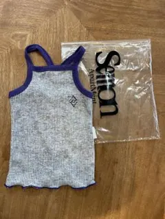 semon apartment BICOLOR RIB CAMISOLE