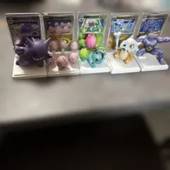 ポケモンカードゲーム カードイラストフィギュアコレクション 絵夢点睛 5点