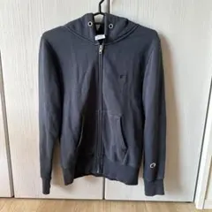 Champion ジップアップパーカー ネイビーM 裏微起毛