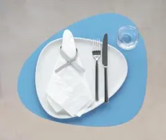 LIND DNA カーブマットNUPO L クールブルー ランチョンマット