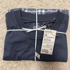 半袖ルームウェアセット XL グレー 無印良品