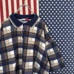 梅*郎様 USA製 90's トミーヒルフィガー ポロシャツ 【L】