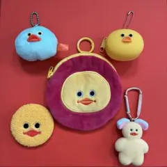 mojojojo マスコット ぬいぐるみ ポーチ ヒヨコ　セット