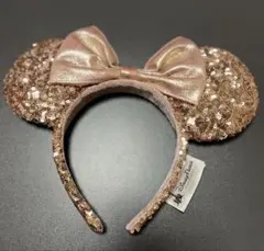 ディズニー ミッキー耳カチューシャ ローズゴールド