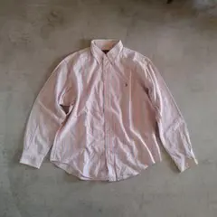古着　ポロラルフローレン　ストライプシャツ　L