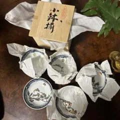 織部重ね扇向付 五客 廣永窯造 昭和 - メルカリ