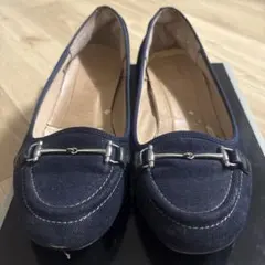 ネイビー フラットシューズ ABCマート